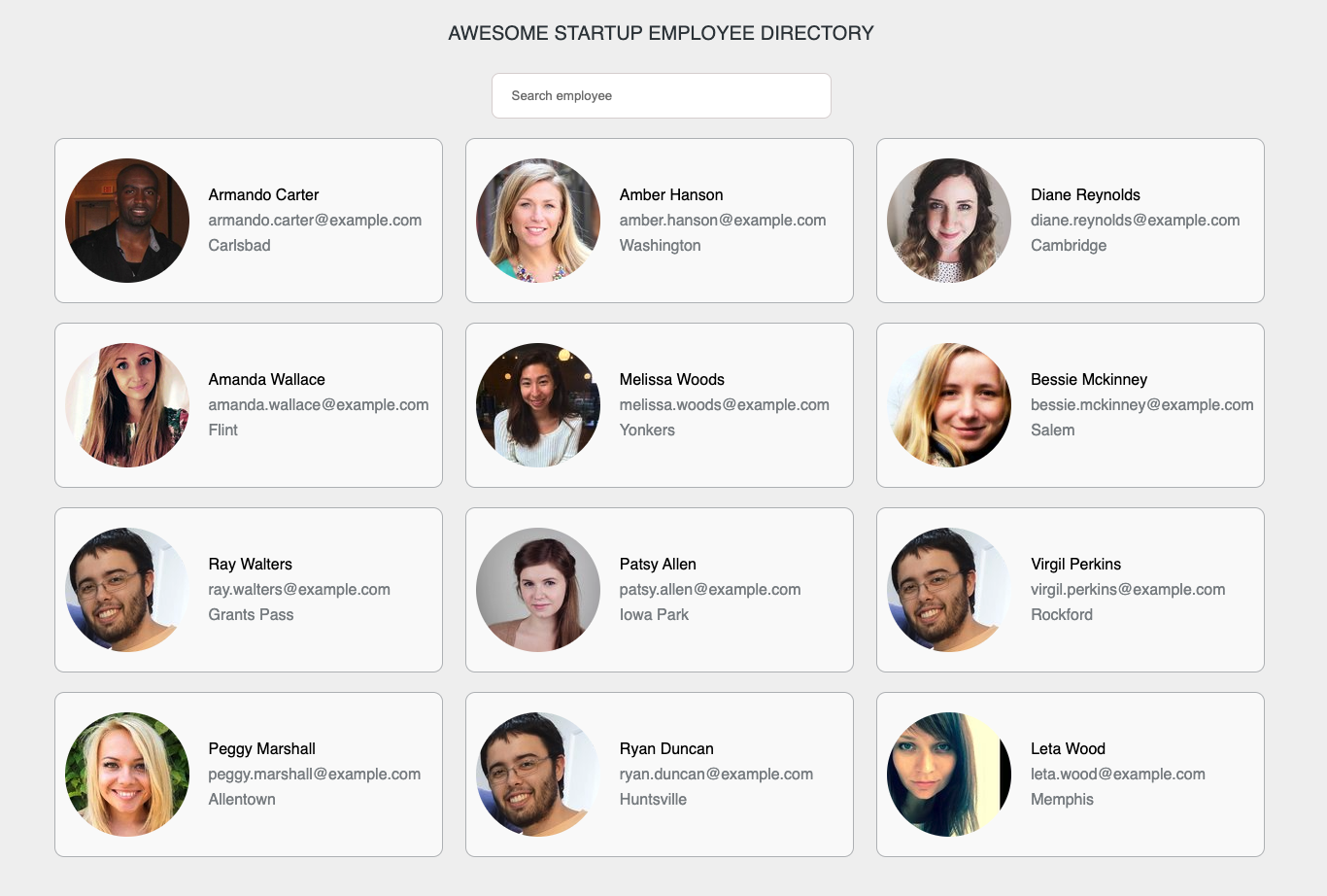 The API directory project