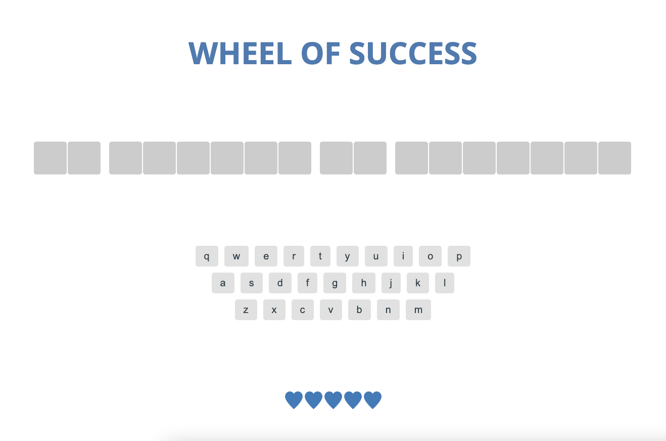 Game Show App Project